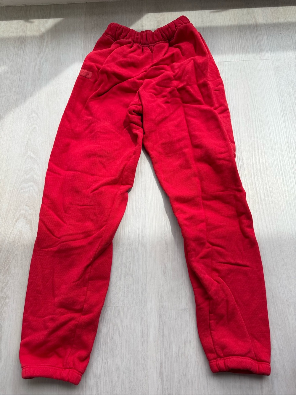 SET Active Red Fleece Track Pants